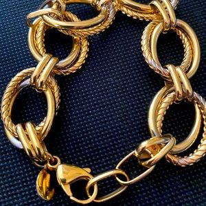 Stainless Steel gold bracelet